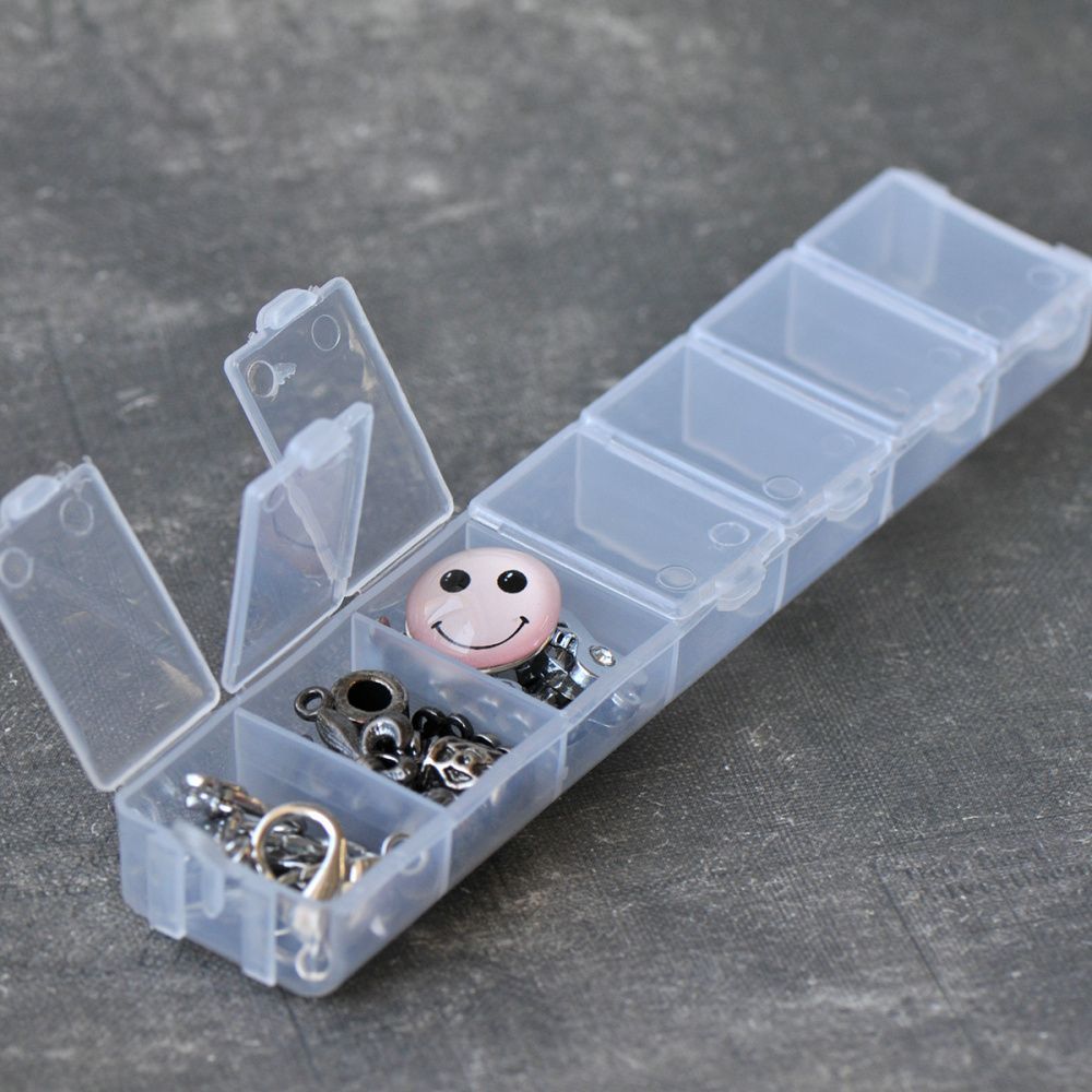 органайзер для фурнитуры, пластик, 15х2х3,5 см