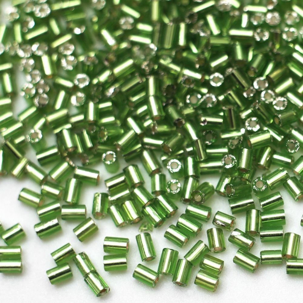 бисер "радуга", цвет светло-зеленый, 1"rb (уп 7 г)