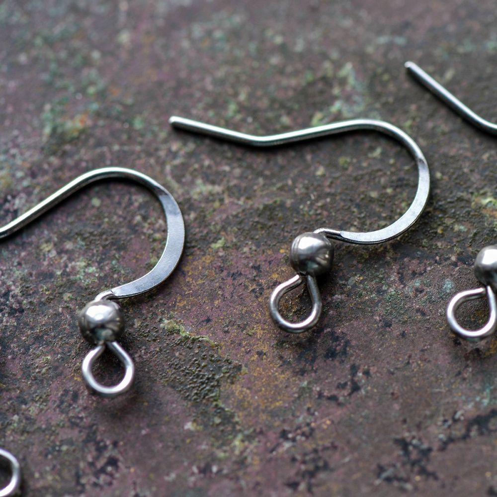 швензы "шарик", сталь гипоаллергенная, 18x16x2 мм