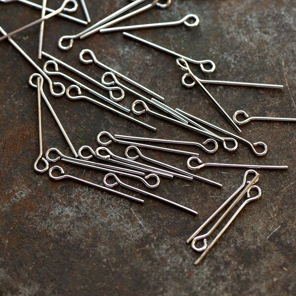 пины с петлей, покрытие платиной, 20х0.7 мм