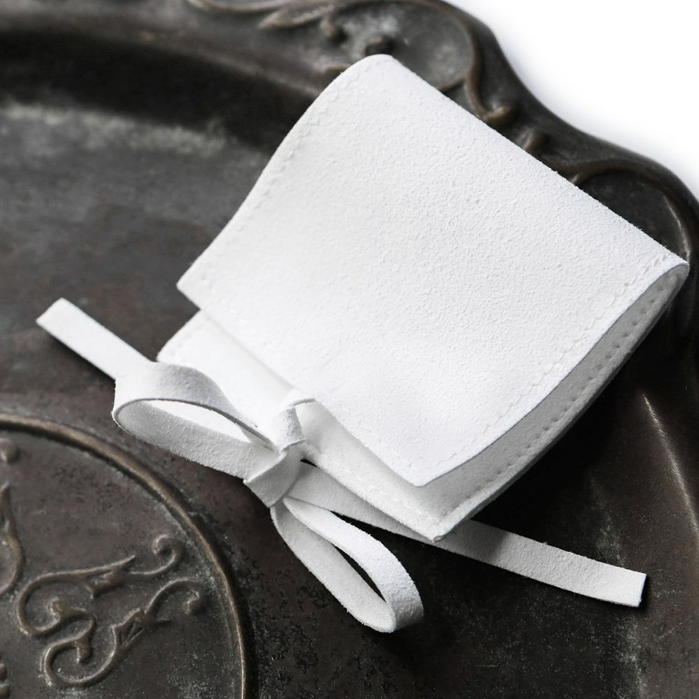 конверт для украшений, микрофибра, цвет белый, 60х60 мм