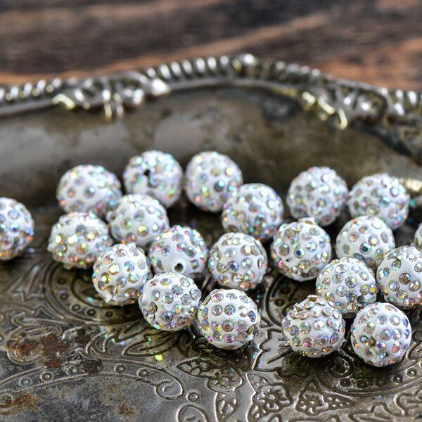 бусина "шамбала" 12, цвет радужный, 12 мм