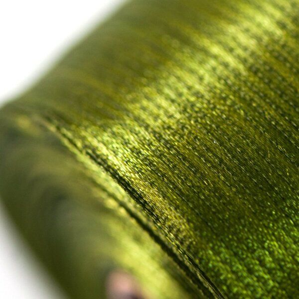 лента, атлас, цвет темно-оливковый, ширина 3 мм ленты