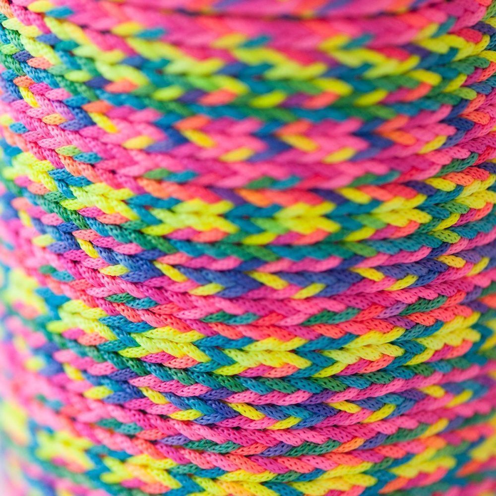 шнур, полиэстер, цвет мультиколор, 3 мм  