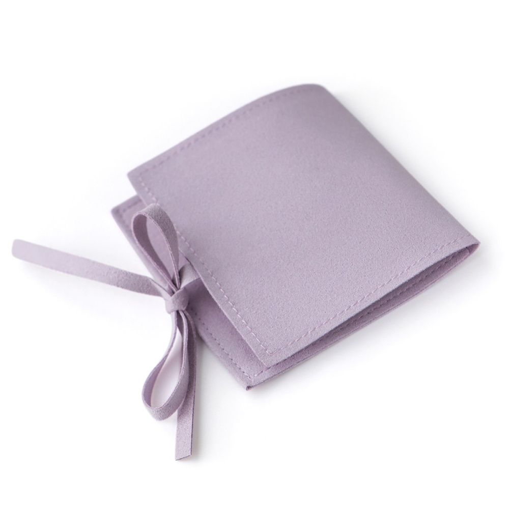 конверт для украшений, микрофибра, цвет сиреневый, 80х80 мм