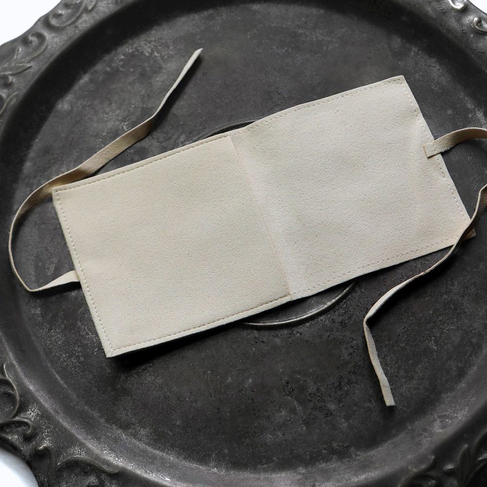 конверт для украшений, микрофибра, цвет бежевый, 80х80 мм