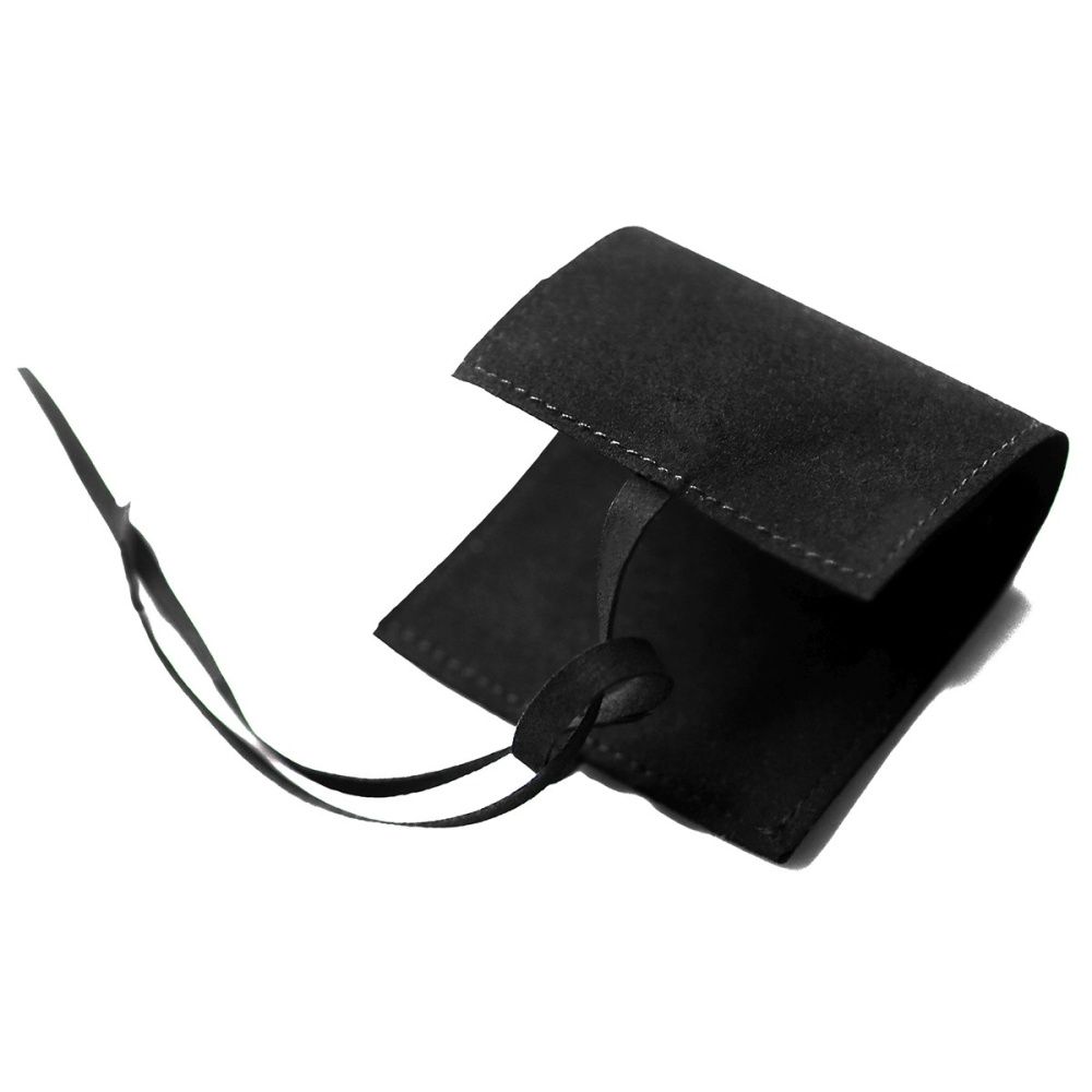 конверт для украшений, микрофибра, цвет черный, 60х60 мм