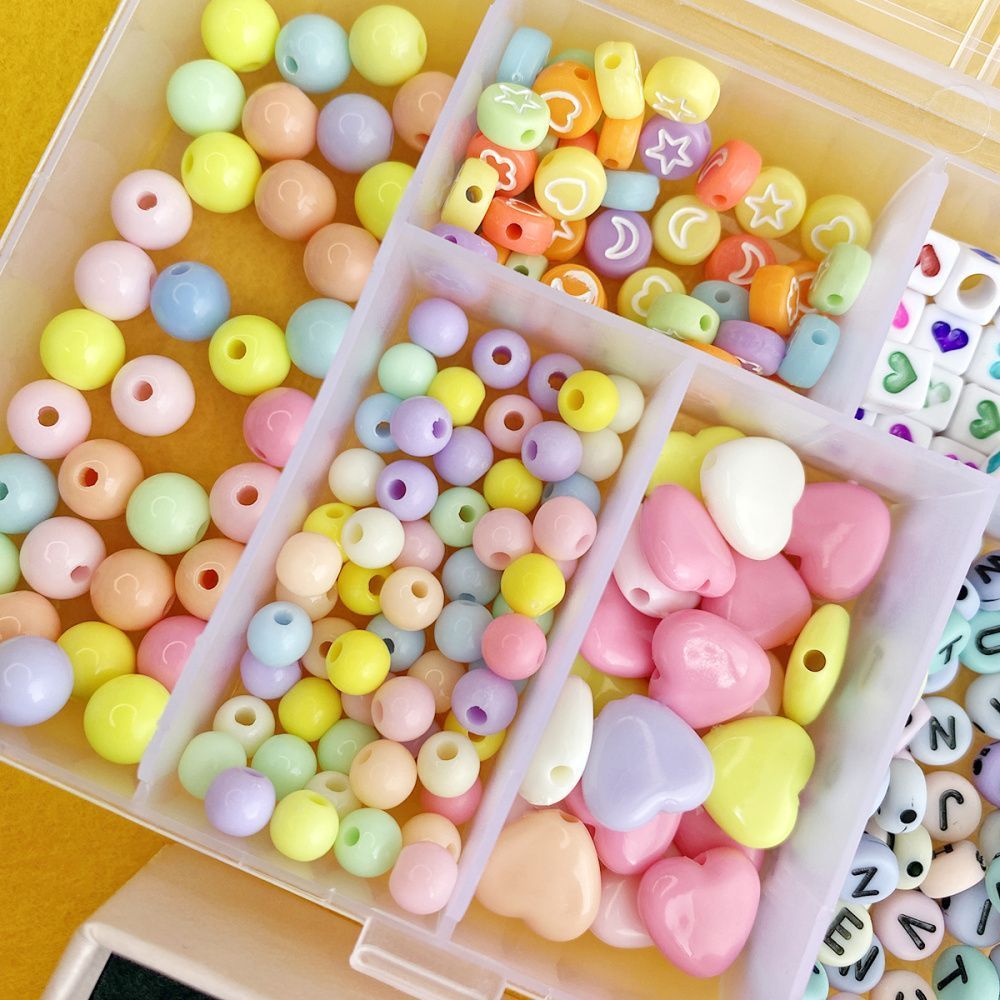 набор бусин в органайзере "агата"