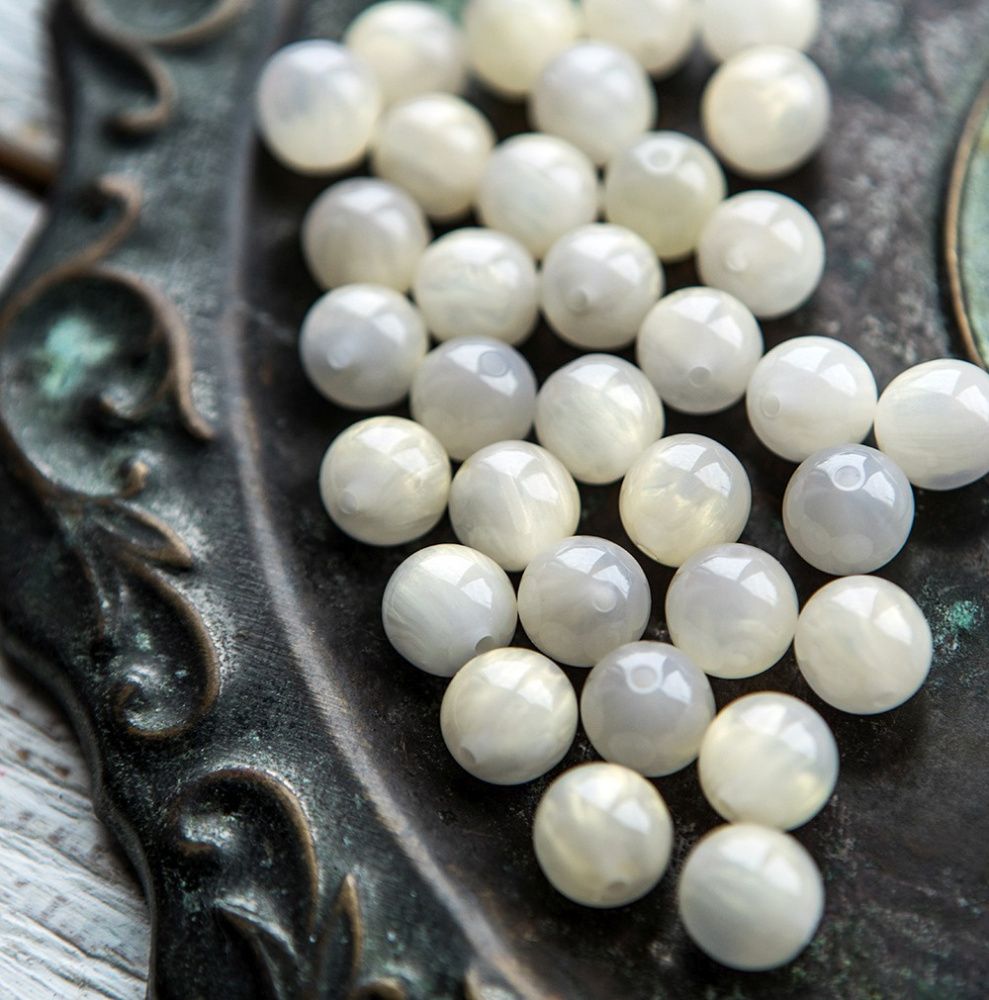 бусина, смола, имитация кошачьего глаза, цвет розовый, 12 мм