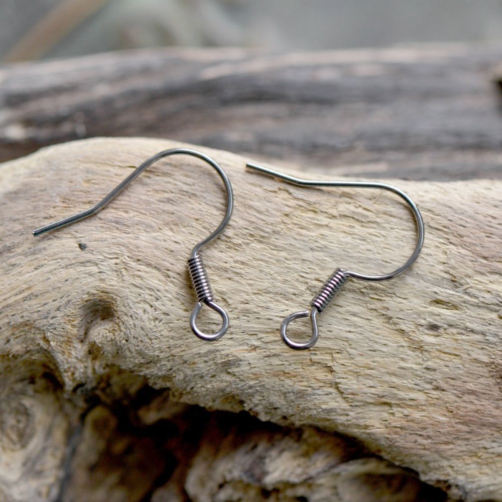 швензы "спираль", цвет черный, 17х0.7 мм