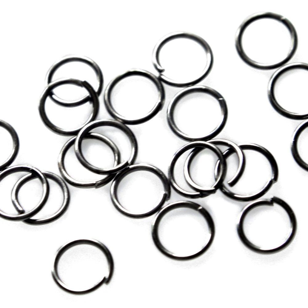 колечко соединительное 6, цвет черный, 6 мм