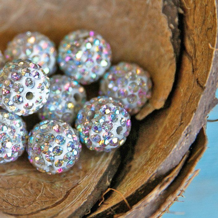 бусина "шамбала" 12, цвет радужный, 12 мм