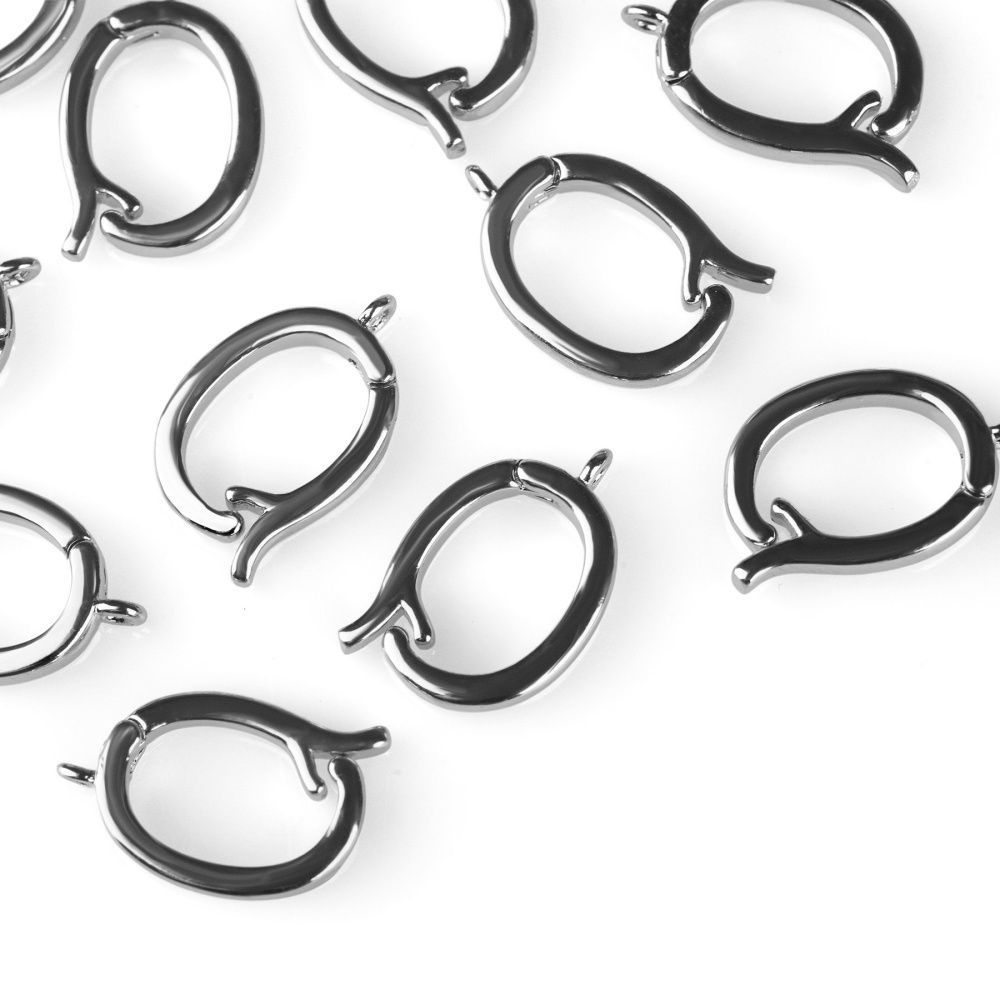 бейл "симпл", покрытие платина, 15x2.5x10 мм