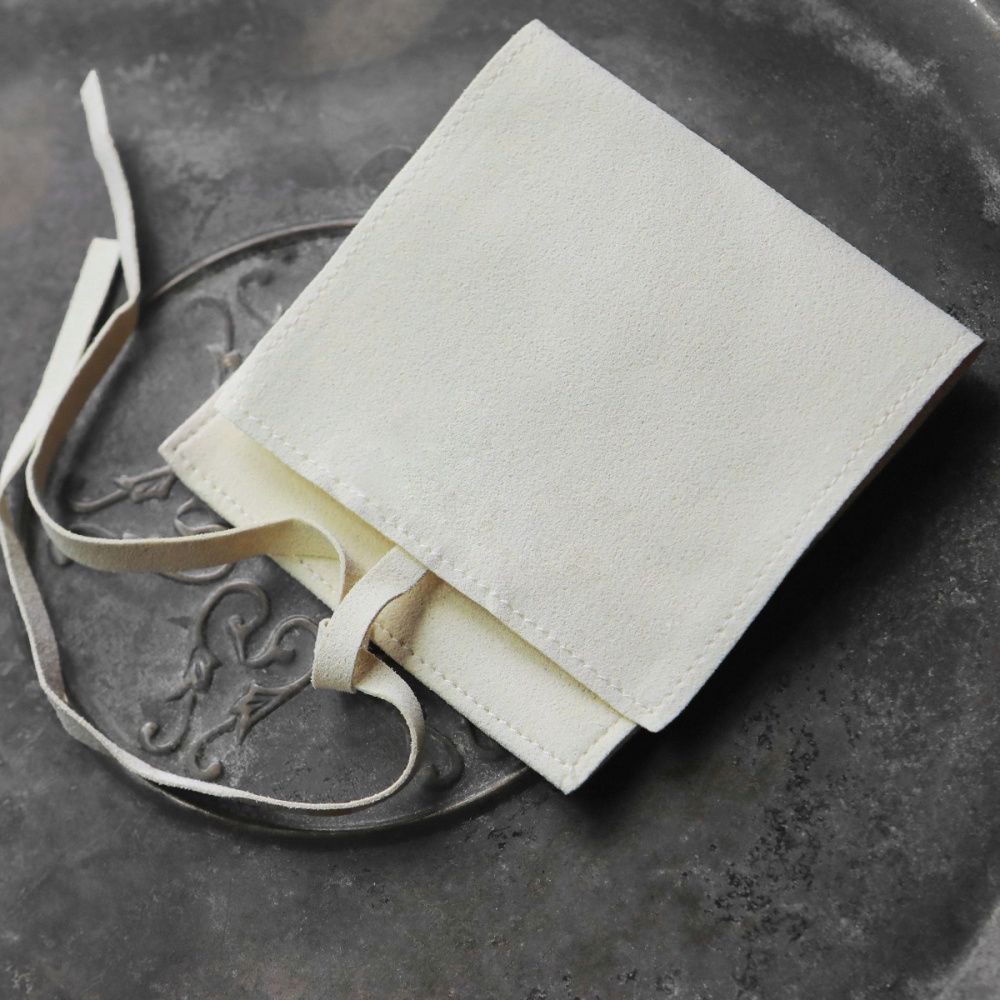 конверт для украшений, микрофибра, цвет бежевый, 80х80 мм