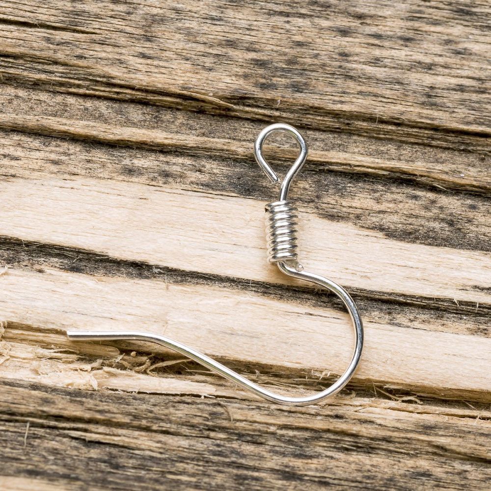 швензы "силвер", сталь посеребренная, 16х15 мм