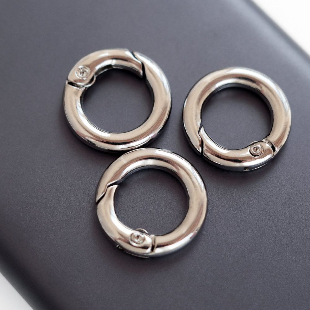 Замочки замочек-кольцо, цвет платина, 20x4 мм