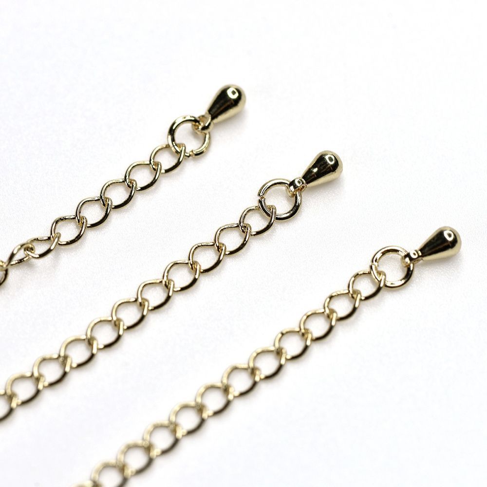 замочек-лобстер с удлинителем, позолота, 12x7x3 мм