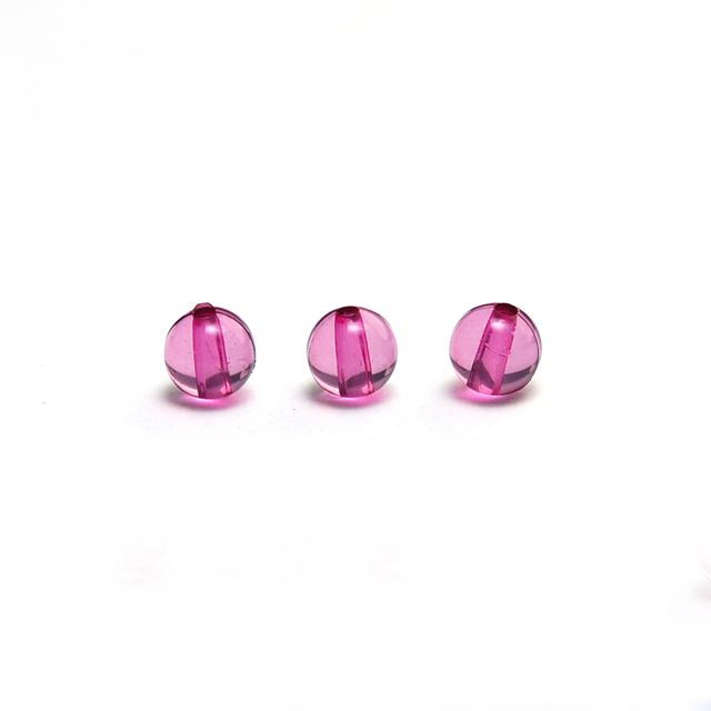 бусина, акрил 8, цвет фуксия, 8 мм