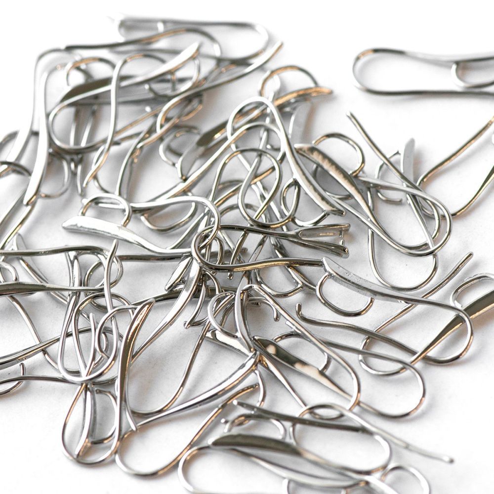 швензы "одри", цвет платина, 22x9 мм