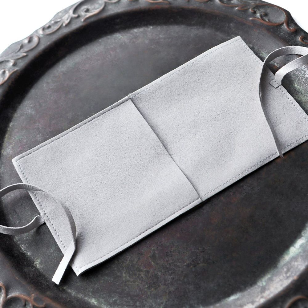 конверт для украшений, микрофибра, цвет серый, 90х90 мм