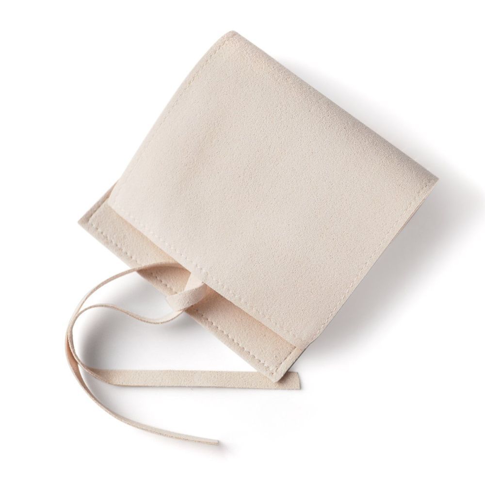 конверт для украшений, микрофибра, цвет бежевый, 90х90 мм