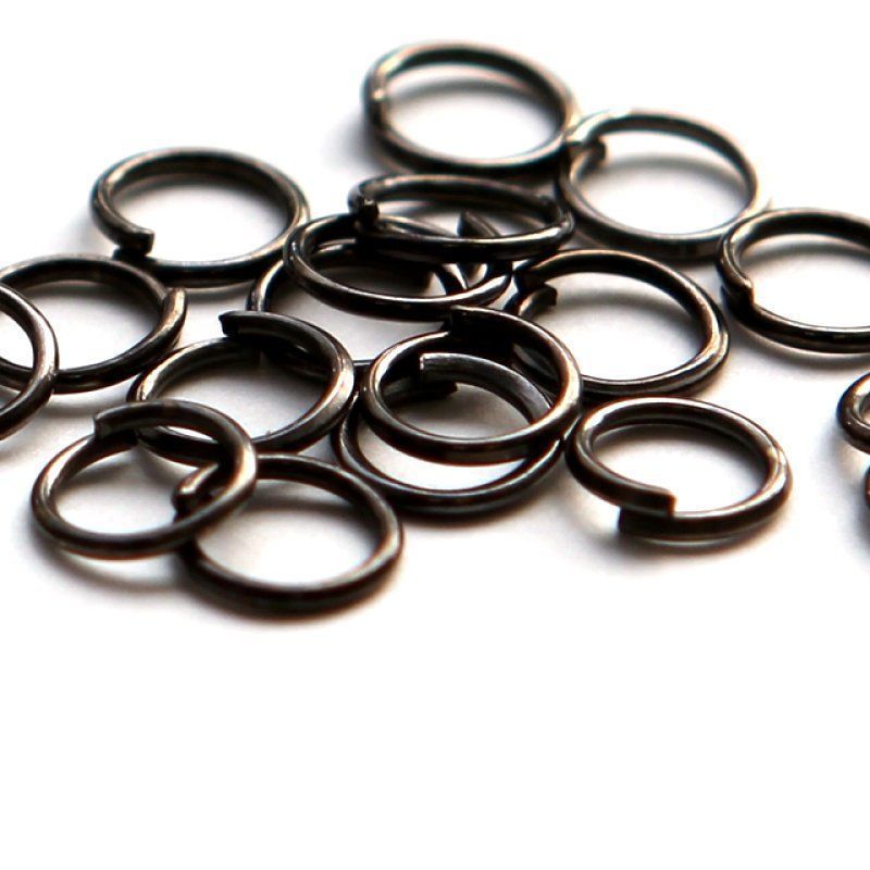 колечко соединительное 6, цвет черный, 6 мм