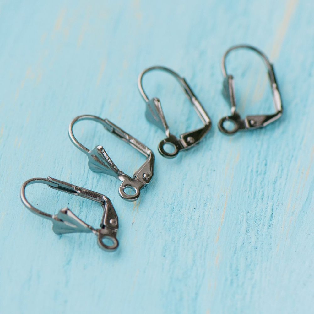 швензы "барбара", цвет черный, 5.6x16.7x10.2 мм