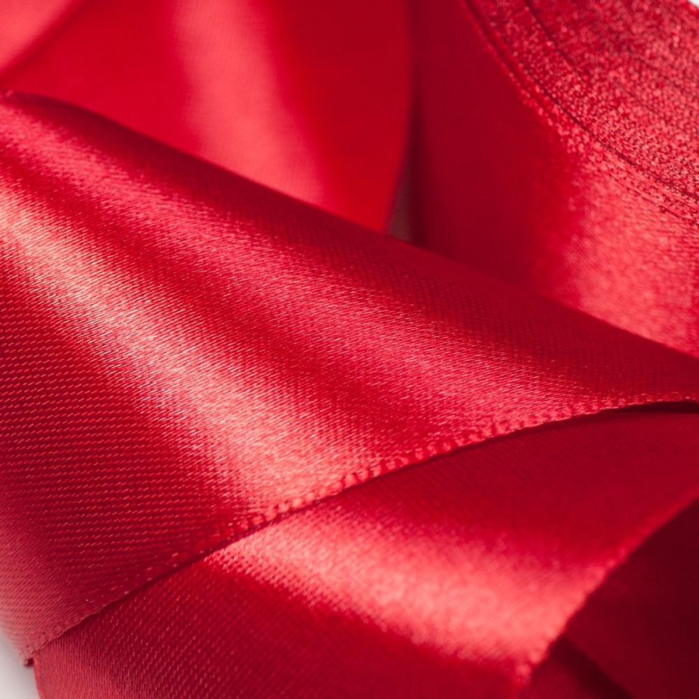 лента, атлас, цвет темно-красный, ширина 50 мм ленты