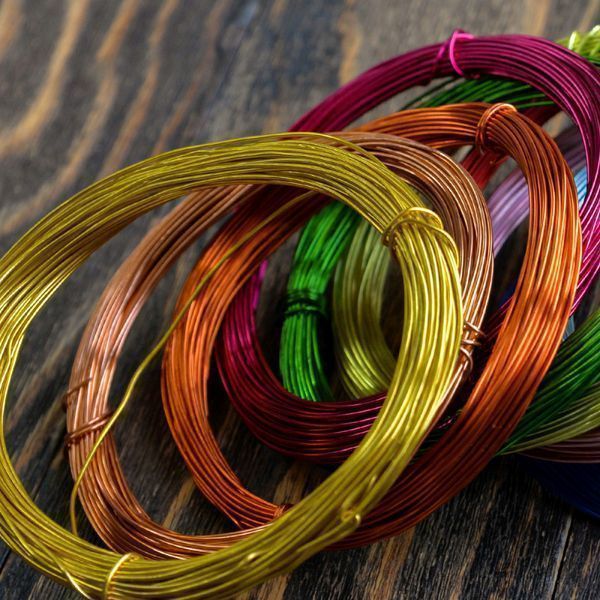 проволока алюминиевая, цветовой микс, 0,8 мм