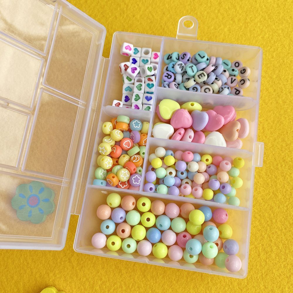 набор бусин в органайзере "агата"