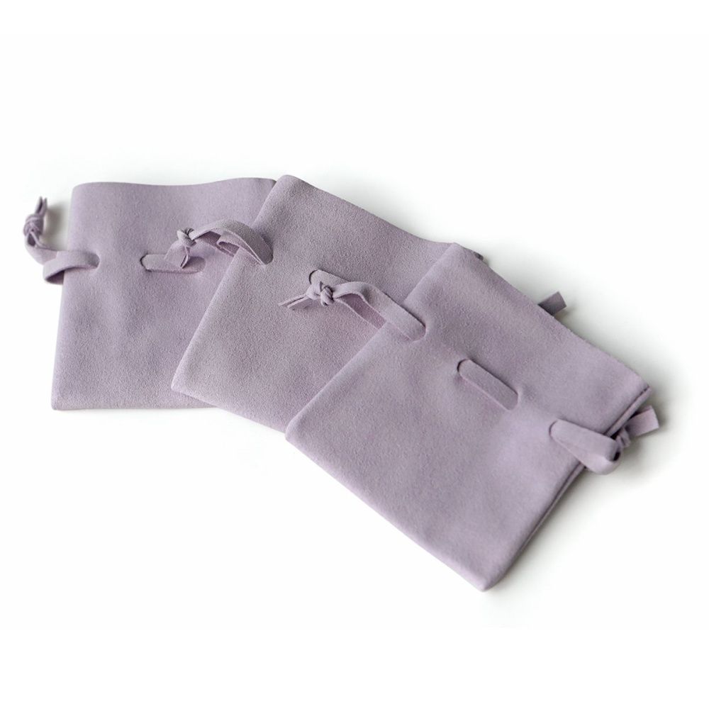 мешочек для украшений, микрофибра, цвет сиреневый, 8x7 см