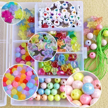 набор бусин в органайзере "оксана"