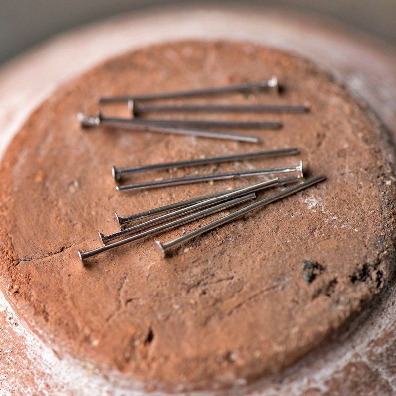 пины-гвоздики, покрытие платиной, 20.5х0,7 мм