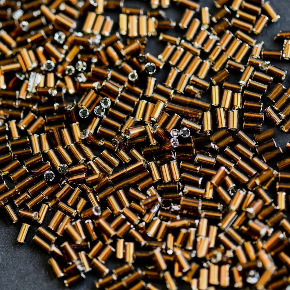 бисер "радуга", цвет коричневый, 1"rb (уп 7 г)