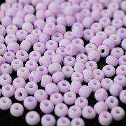 Бисер "Радуга", цвет св.сиреневый непрозрачный матовый, 6/0 (уп 7 г)