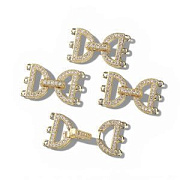 Замок для украшений "Арко", позолота/циркон, 24 мм