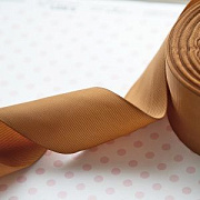 Лента репсовая, цвет коричневый, ширина 50 мм
