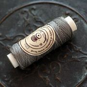 Шнур вощеный, цвет серый, 0.65 мм, кат 20 м