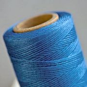 Шнур вощеный, цвет синий, 1х0.3 мм