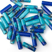 Бусина, стекло 4, цвет аквамариновый, 4 мм (уп 50+/-5 шт)