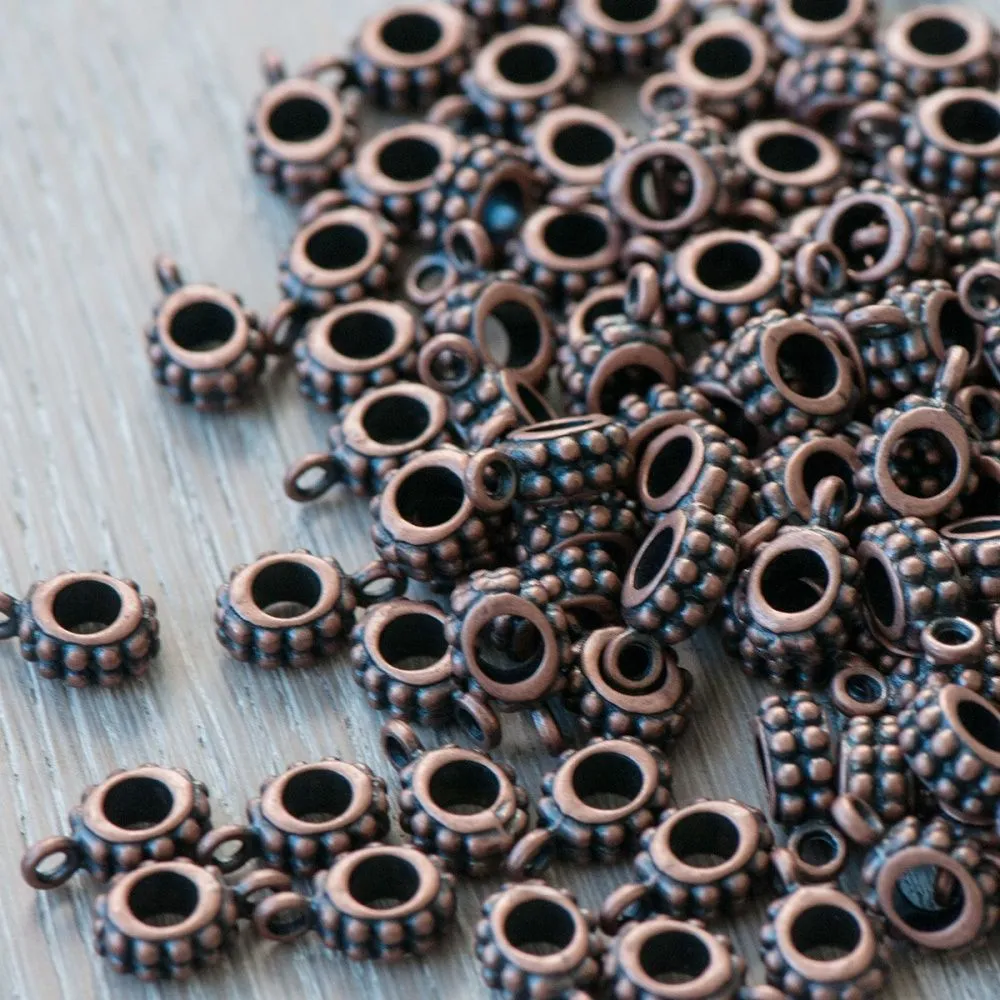 бейл "ежевика", цвет красная медь,13x8x5 мм