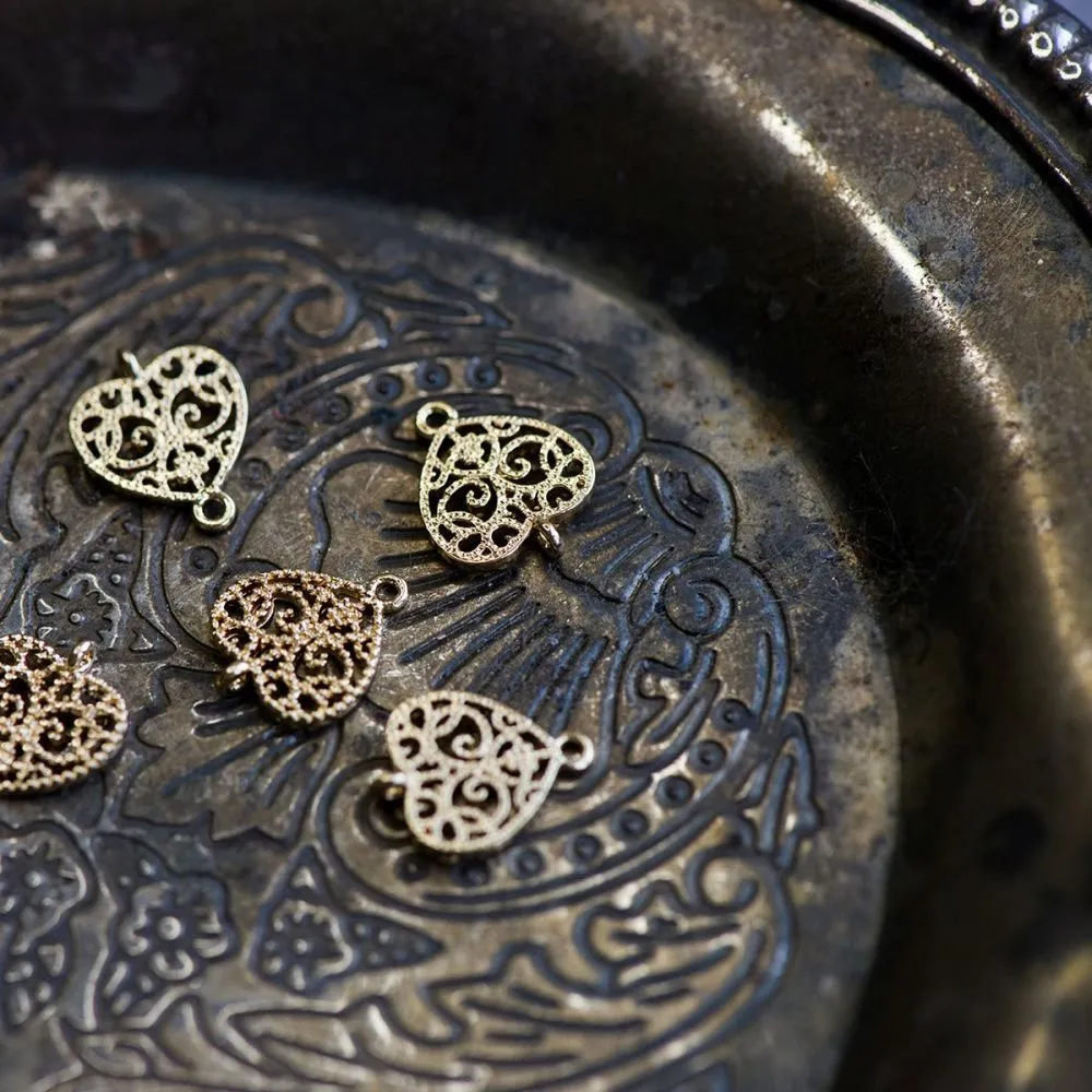 коннектор "херц", позолота, 13x10x2.5 мм