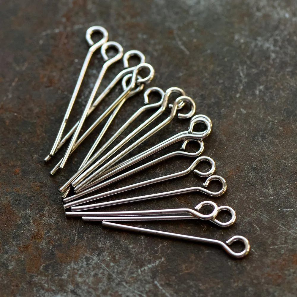 пины с петлей, покрытие платиной, 20х0.7 мм