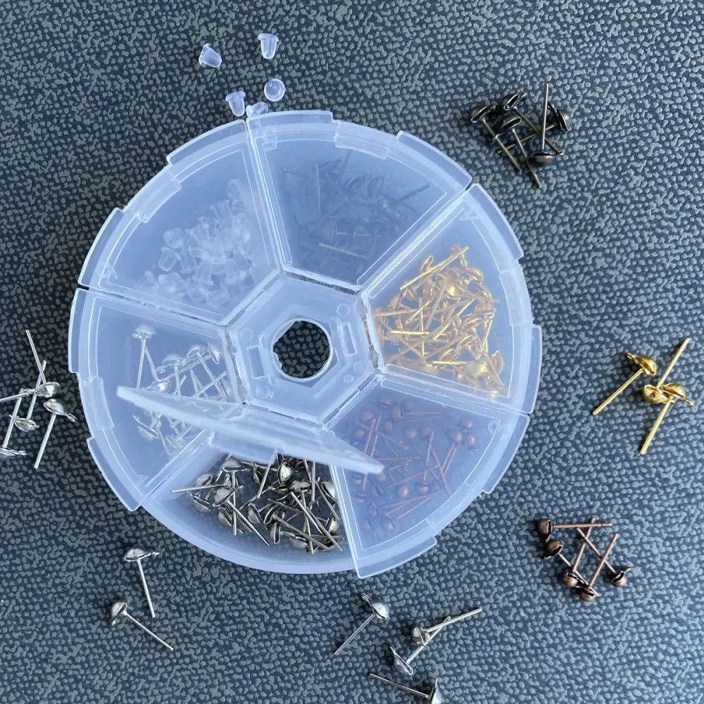 набор пуссеты с застежками в органайзере