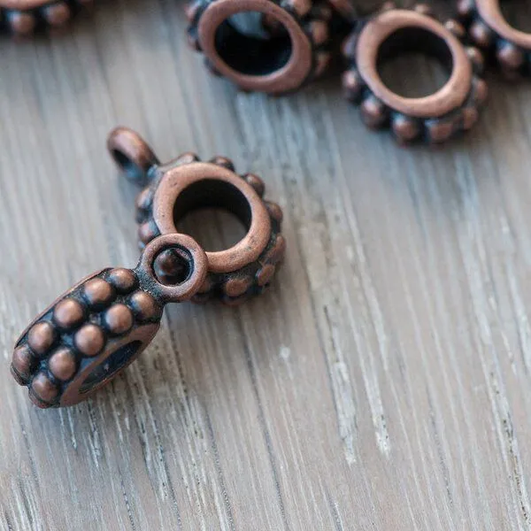 бейл "ежевика", цвет красная медь,13x8x5 мм