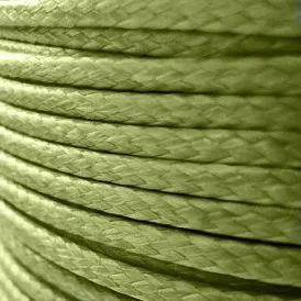 шнур вощеный, цвет зеленый, 2 мм