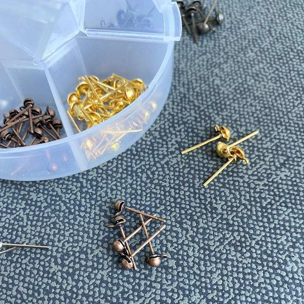 набор пуссеты с застежками в органайзере