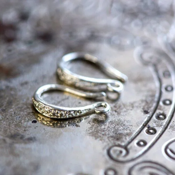 швензы "хлоя", покрытие платина, 15х9х2 мм