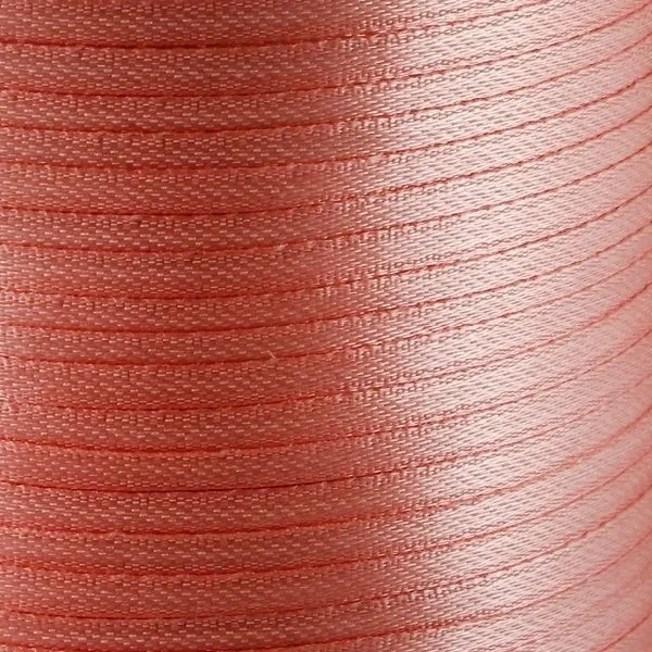 лента, атлас, цвет розовый фламинго, ширина 3 мм ленты