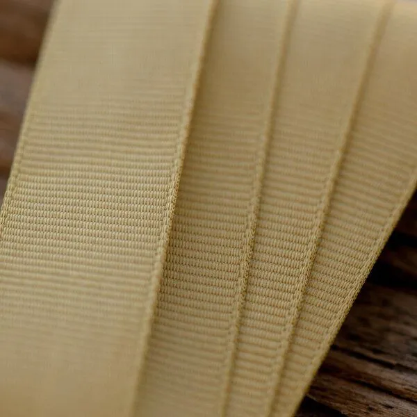 лента репсовая, цвет горчичный, ширина 20 мм ленты